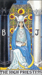 タロットカード: II 女司祭長